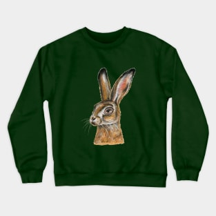 Brown hare Crewneck Sweatshirt